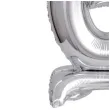 balon foliowy cyfra 6 stojaca srebrny godan 15 dgt
