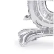 balon foliowy cyfra 6 stojaca srebrny partydeco 27 dgt