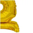 balon foliowy cyfra 6 stojaca zloty godan 15 dgt