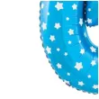 balon foliowy cyfra 6 w gwiazdki niebieski jix 18 dgt