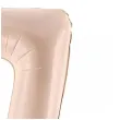 balon foliowy cyfra 7 bezowy ciemny partydeco 34 dgt