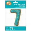 balon foliowy cyfra 7 ciasteczko godan 31 dgt