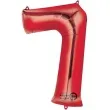 balon foliowy cyfra 7 czerwony amscan 34 dgt