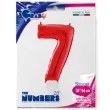 balon foliowy cyfra 7 czerwony grabo 26 dgt