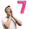 balon foliowy cyfra 7 fuksja partypal 16 dgt