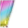 balon foliowy cyfra 7 gradient pastelowy flexmetal 34 dgt