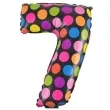 balon foliowy cyfra 7 kropki oem 16 dgt