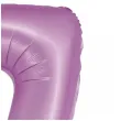 balon foliowy cyfra 7 lawendowy matowy godan 30 dgt