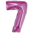 balon foliowy cyfra 7 rozowy godan 14 dgt