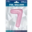 balon foliowy cyfra 7 rozowy partypal 39 dgt