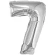 balon foliowy cyfra 7 srebrny godan 14 dgt