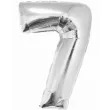 balon foliowy cyfra 7 srebrny godan 34 dgt