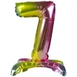 balon foliowy cyfra 7 stojaca teczowa arpex 16 dgt