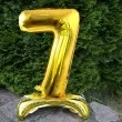 balon foliowy cyfra 7 stojaca zloty dekoracjepolska 15 dgt