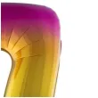balon foliowy cyfra 7 teczowy funny fashion 40 dgt