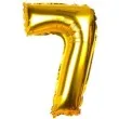 balon foliowy cyfra 7 zloty czakos 14 dgt