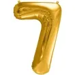 balon foliowy cyfra 7 zloty partydeco 34 dgt