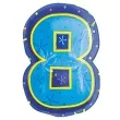 balon foliowy cyfra 8 amscan 18 shp