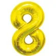 balon foliowy cyfra 8 beauty and charm zloty godan 33 dgt