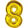balon foliowy cyfra 8 beauty charm zloty godan 36 dgt