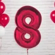 balon foliowy cyfra 8 czerwony godan 36 dgt