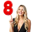balon foliowy cyfra 8 czerwony grabo 26 dgt