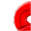 balon foliowy cyfra 8 czerwony grabo 26 dgt