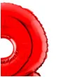 balon foliowy cyfra 8 czerwony grabo 26 dgt