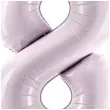 balon foliowy cyfra 8 fioletowy partydeco 34 dgt