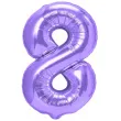 balon foliowy cyfra 8 fioletowy partypal 39 dgt