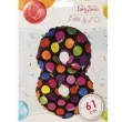 balon foliowy cyfra 8 grochy mix arpex 24 dgt