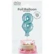 balon foliowy cyfra 8 micro blekitny godan 5 dgt