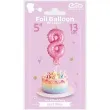 balon foliowy cyfra 8 micro rozowy godan 5 dgt