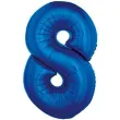 balon foliowy cyfra 8 niebieski godan 34 dgt