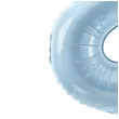 balon foliowy cyfra 8 pastel blekitny partydeco 34 dgt