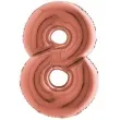 balon foliowy cyfra 8 rozowe zloto grabo 26 dgt
