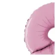 balon foliowy cyfra 8 rozowy pastel grabo 26 dgt