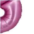 balon foliowy cyfra 8 rozowy satynowy godan 30 dgt