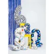balon foliowy cyfra 8 stojaca hawajskie party folat 28 dgt