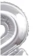 balon foliowy cyfra 8 stojaca srebrny godan 15 dgt