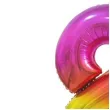 balon foliowy cyfra 8 stojaca teczowy godan 29 dgt