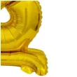 balon foliowy cyfra 8 stojaca zloty godan 15 dgt