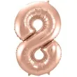 balon foliowy cyfra 8 szampanski folat 34 dgt