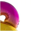 balon foliowy cyfra 8 teczowy funny fashion 40 dgt