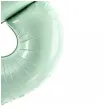 balon foliowy cyfra 8 zielony partydeco 34 dgt