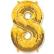 balon foliowy cyfra 8 zloty flexmetal 34 dgt