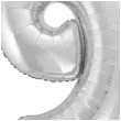balon foliowy cyfra 9 beauty charm srebrny godan 33 dgt