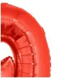 balon foliowy cyfra 9 czerwony funny fashion 40 dgt