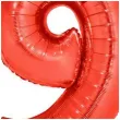 balon foliowy cyfra 9 czerwony funny fashion 40 dgt