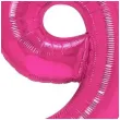 balon foliowy cyfra 9 fuksja partypal 16 dgt